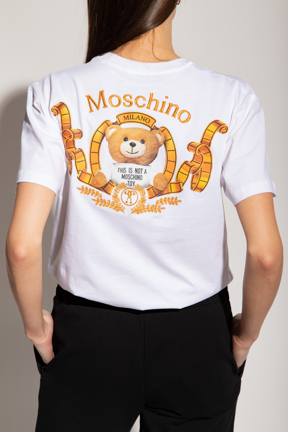 SchaferandweinerShops Italy - Printed T - shirt Moschino
